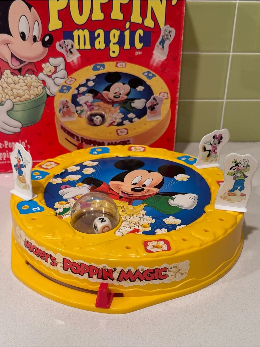 Vintage 1991 Mickey's Poppin' Magic game by Parker Brothers